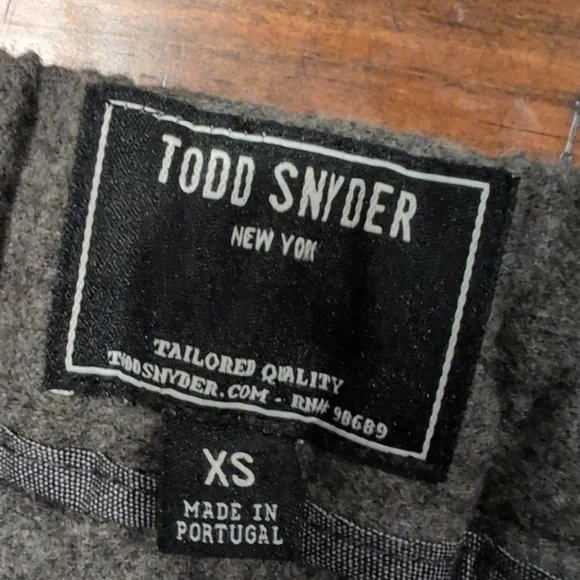 Todd Snyder Wool Madison Drawstring Trouser